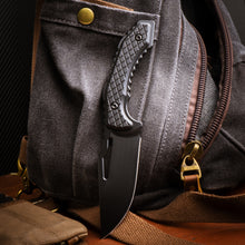 Load image into Gallery viewer, SRK-1 Mustang Hollow Grind with Black Diamond Scales